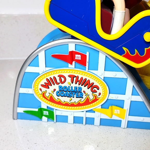 Vintage M&M Candy Dispenser Roller Coaster. - Picture 4 of 11